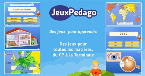 Jeuxpedago : des jeux pour apprendre. Jeux ecole,。